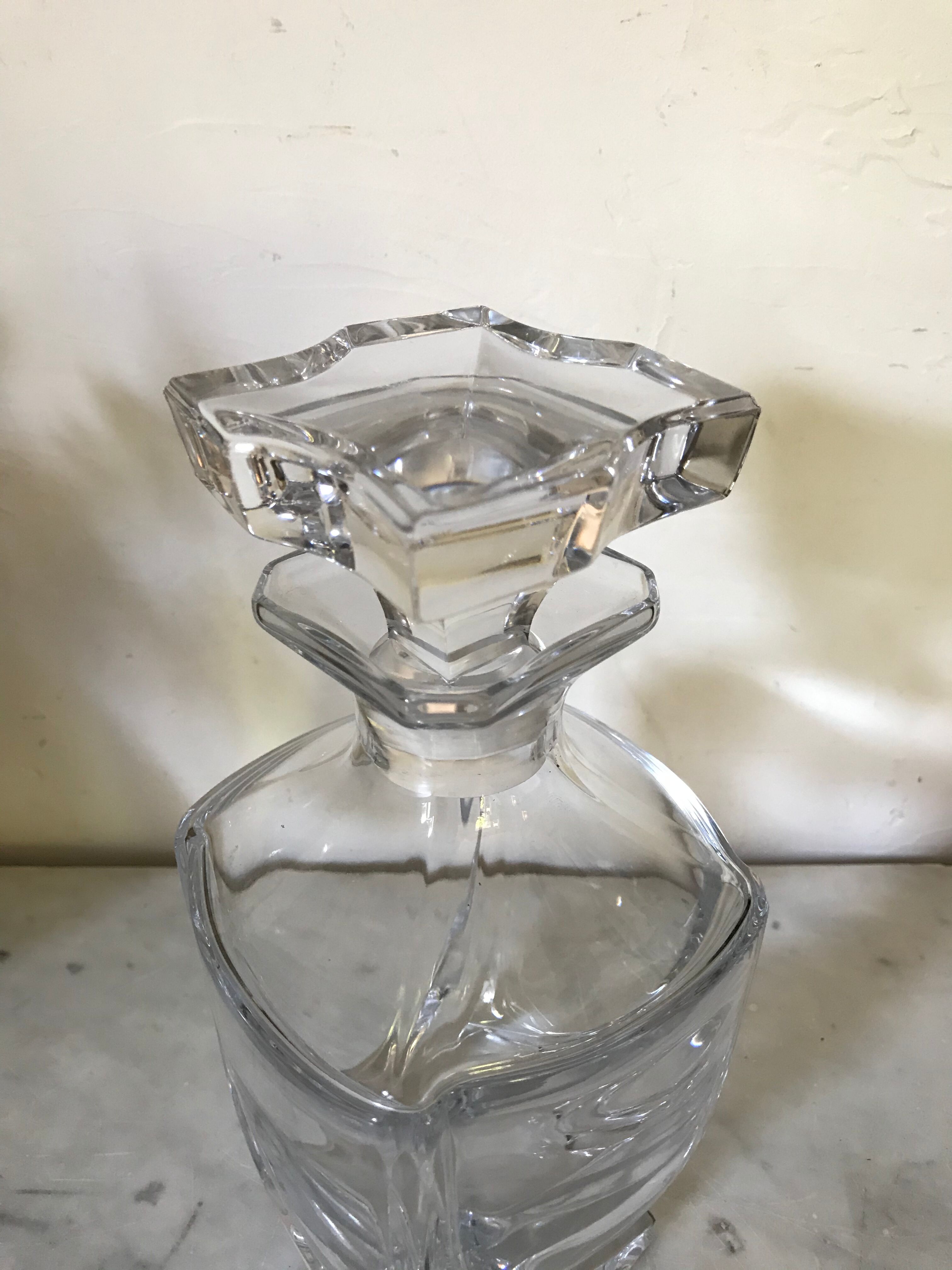 Crystal whisky carafe