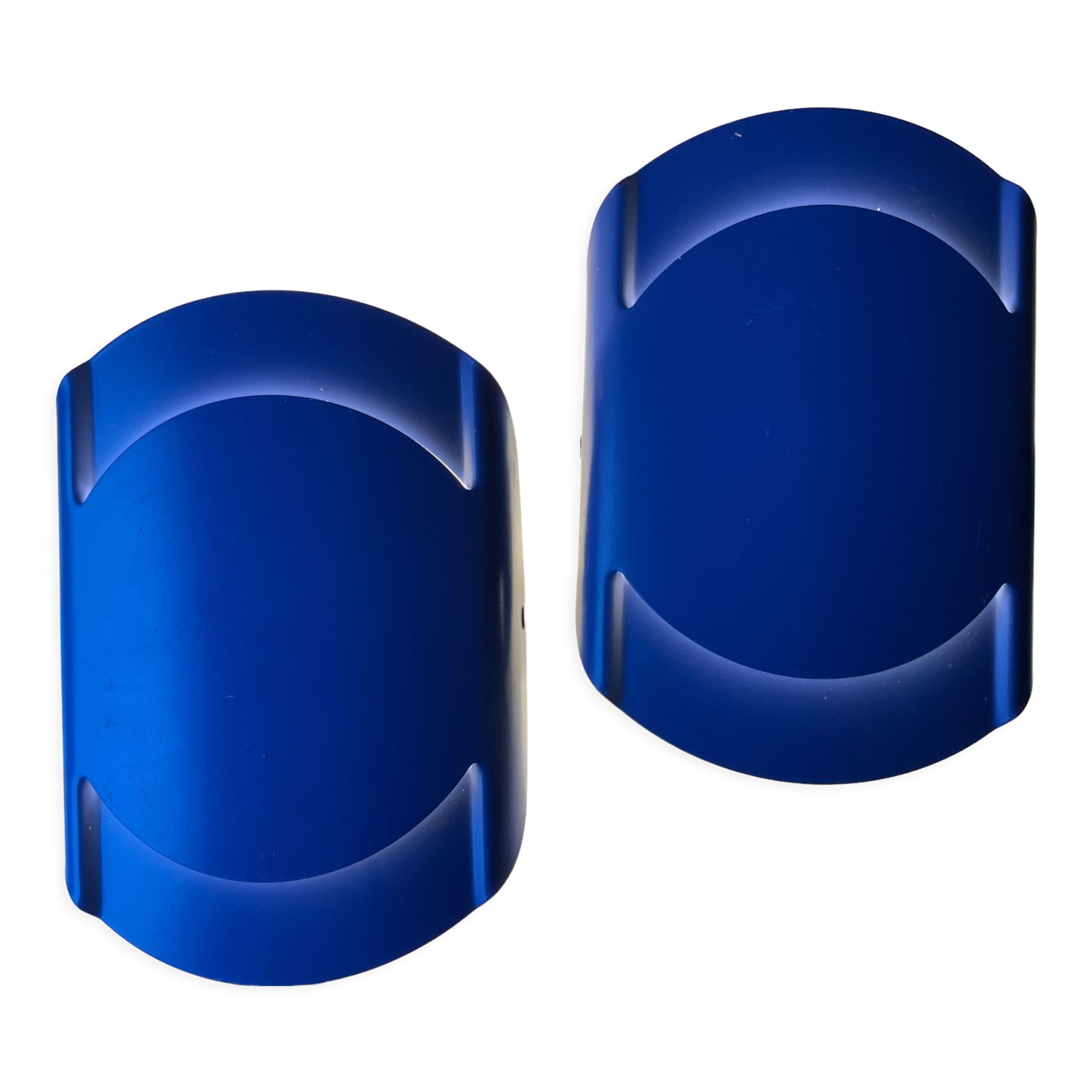 Pair of danish purple vintage wall lamps sconces by Lyfa