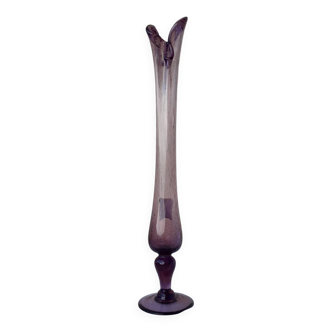Bubble glass soliflore vase