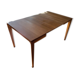 Solid oak dining table