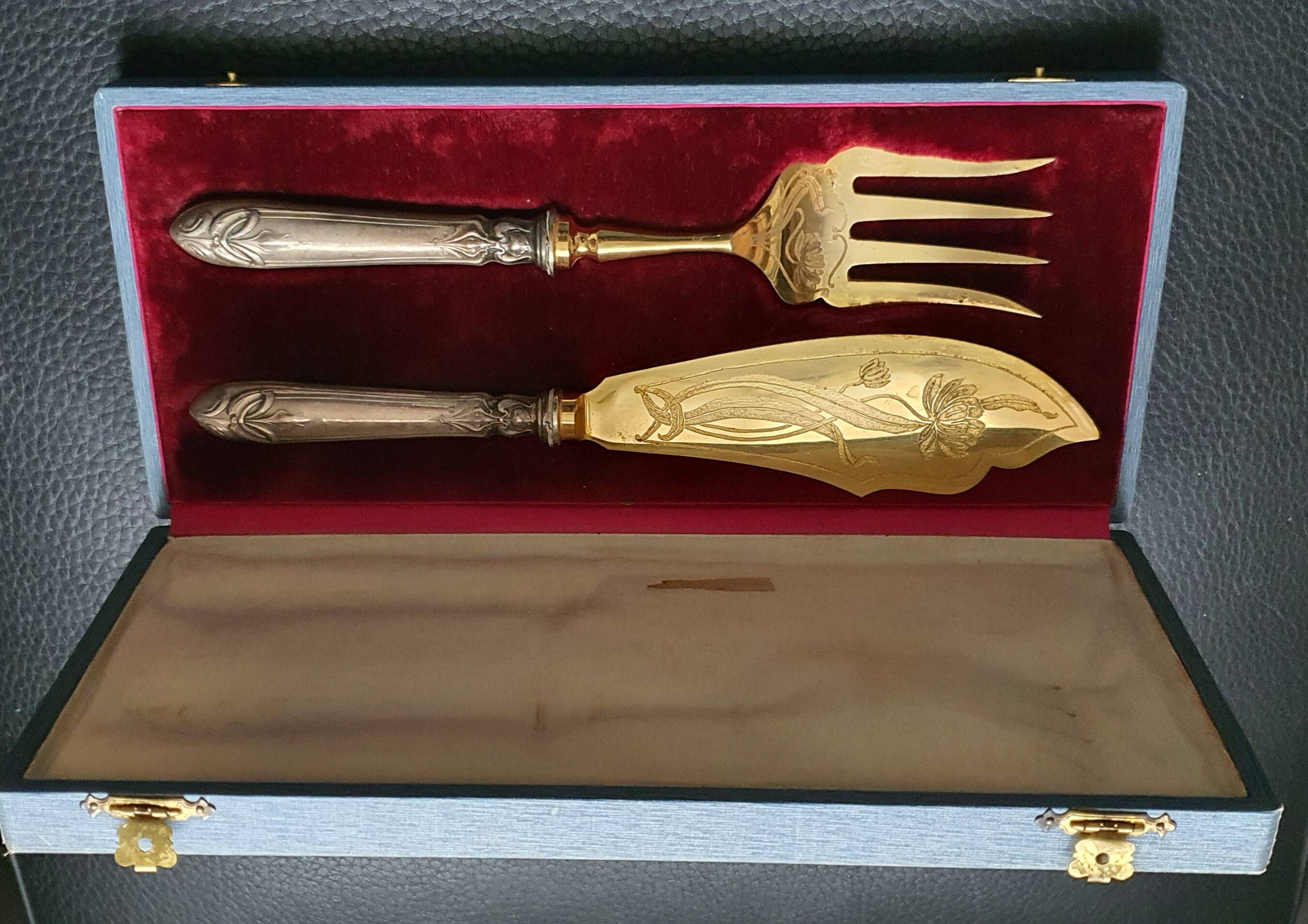 Coffret de 2 couverts de service