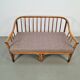 Organic Modern Bamboo and Rattan Loveseat from McGuire, 1970s