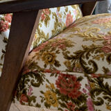 Vintage armchair floral fabric