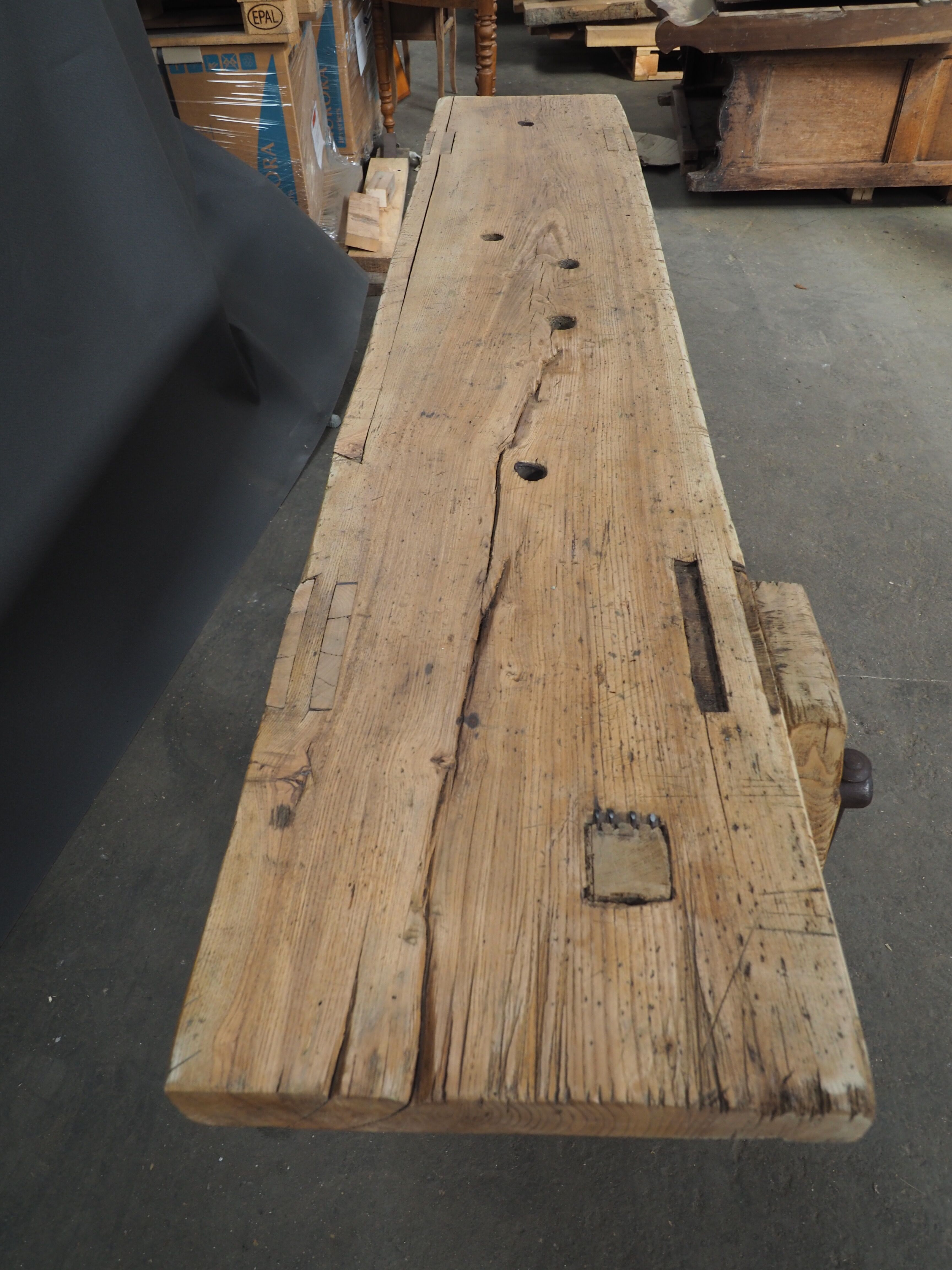 Former Carpenter with press bench