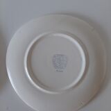 Niderviller model Ecume earthenware dessert plates
