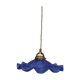 Hanging in blue glass paste