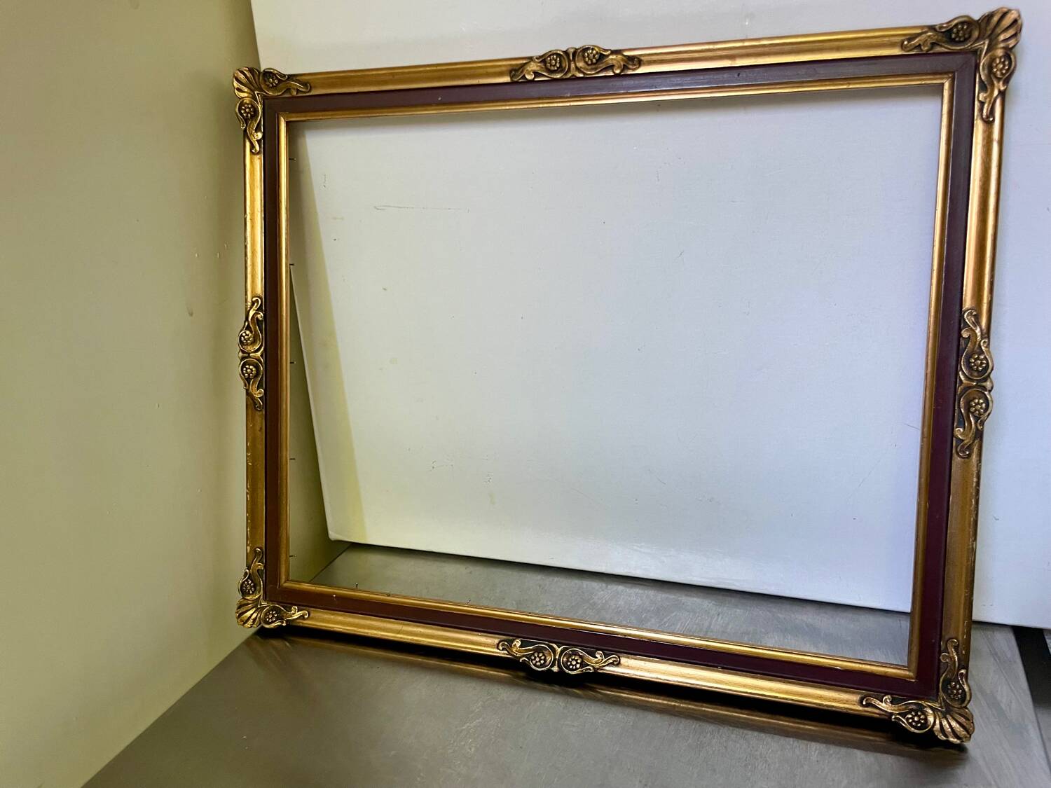 Antique Frame gilded wood 34 cm x 28 cm