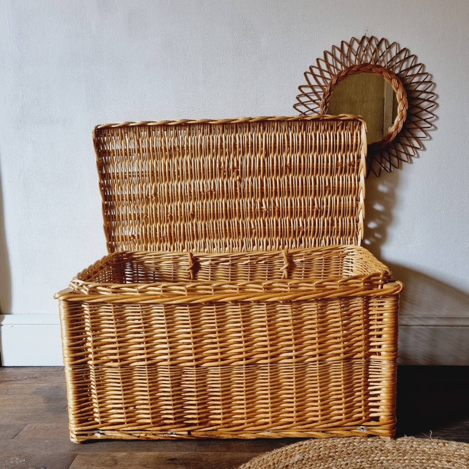 Wicker chest 1960