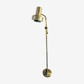 Scandinavian brass floor lamp