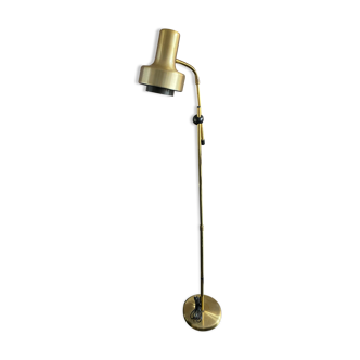 Scandinavian brass floor lamp