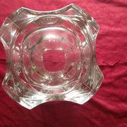 Vase en verre art deco vintage