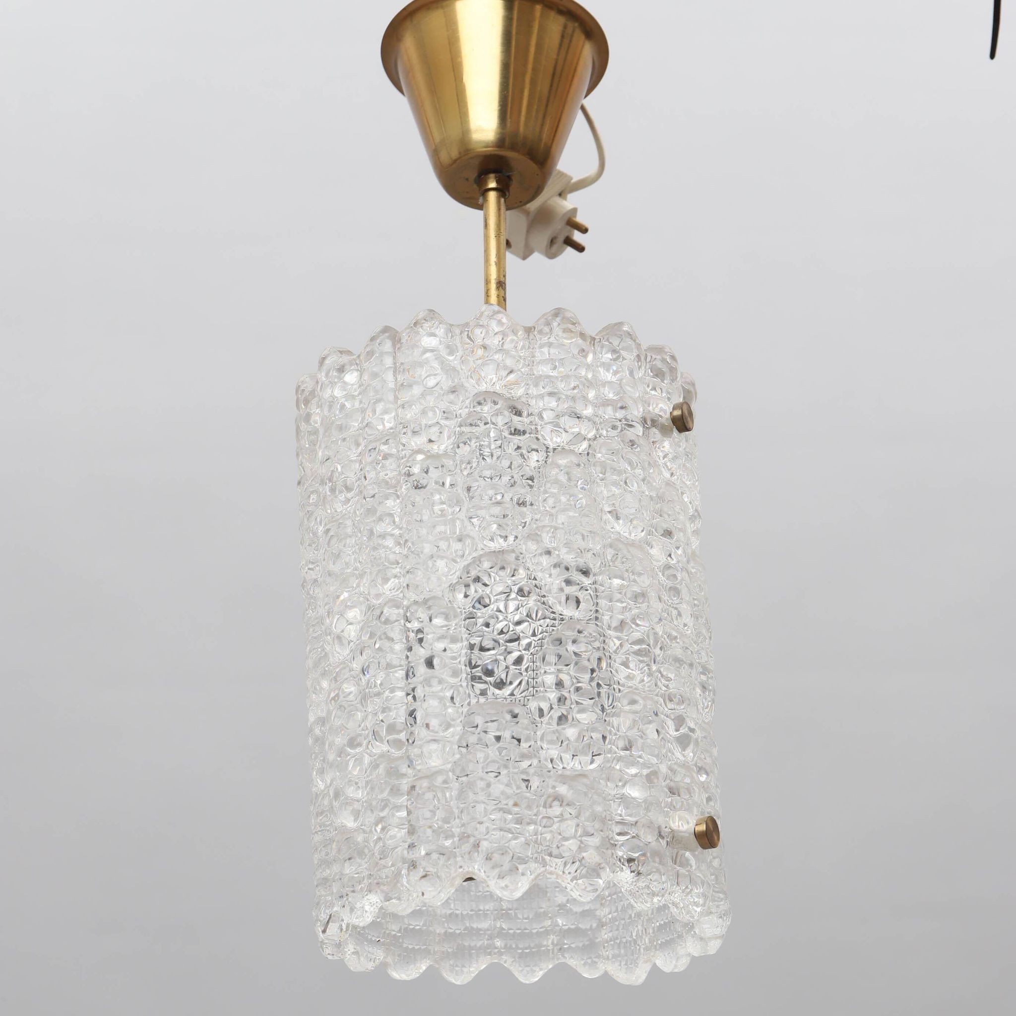 Glass pendant by Carl Fagerlund for Orrefors, Sweden, 1960s