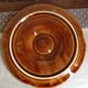 Four oyster plates in sarreguemines / vintage polychrome dabbling