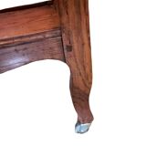 Wooden serving trolley with removable tray