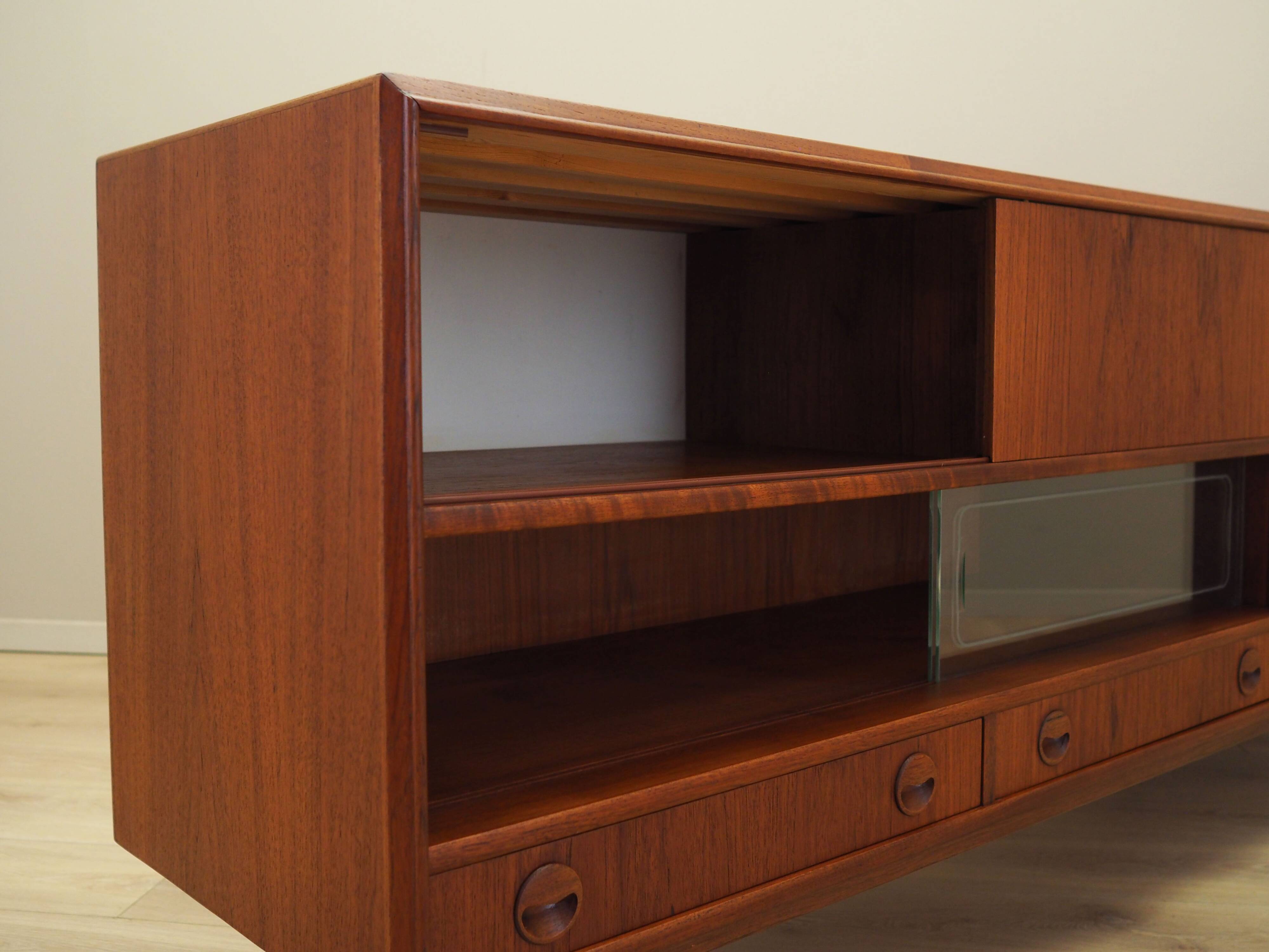 Teak sideboard, Danish design, 1970s, production: Denmark