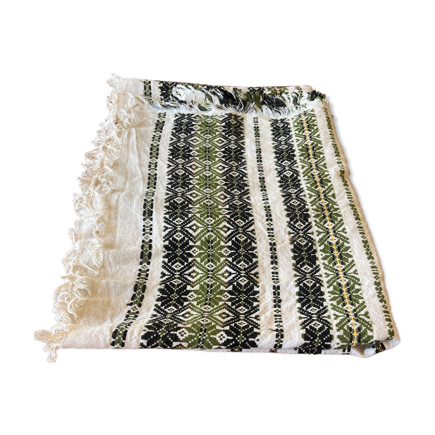 Table runner in cotton fiber