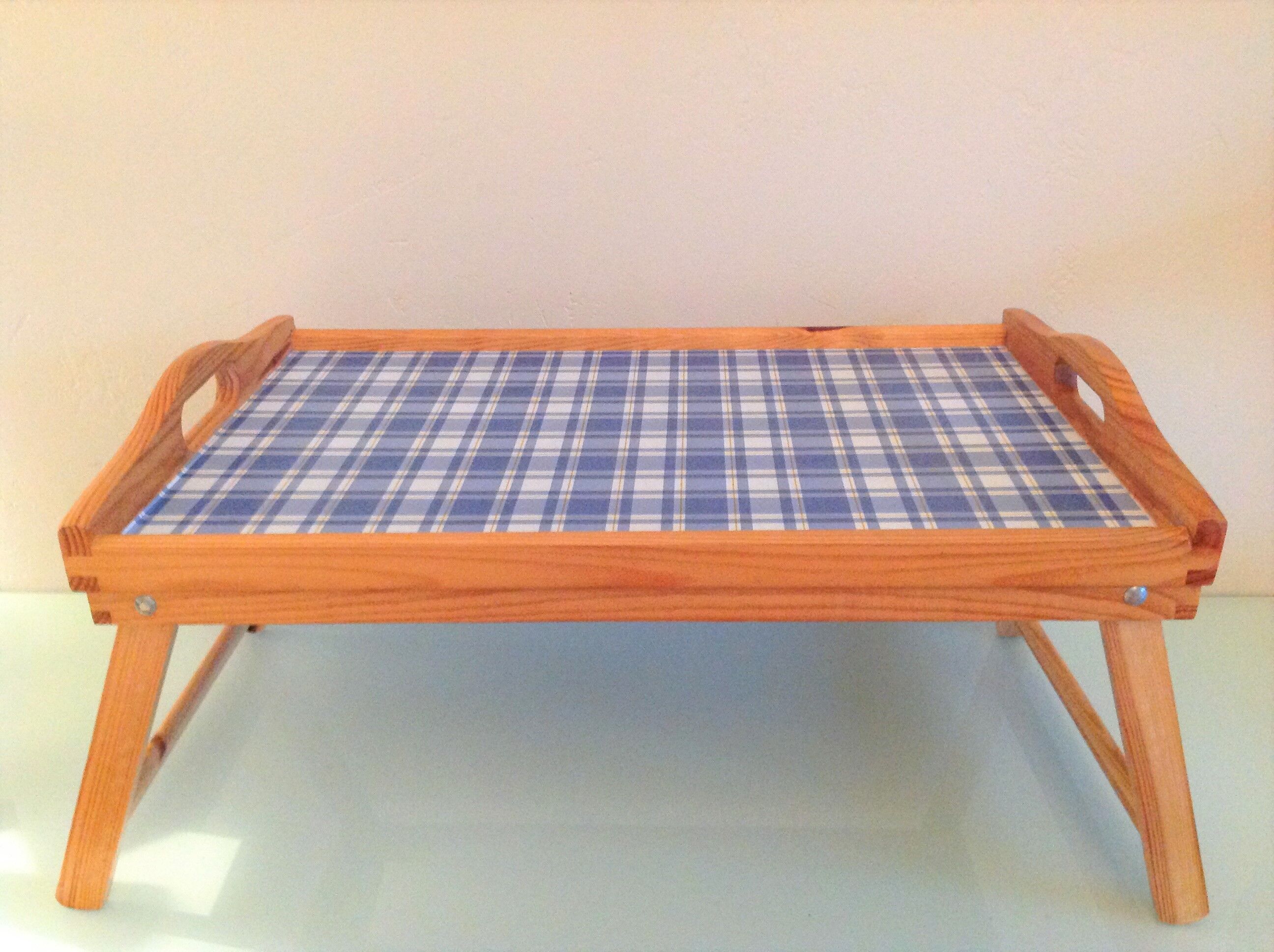 Pine breakfast tray / vintage 60s-70s