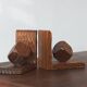 Mid-Century Modern Wooden Bookends, 1950s, Set of 2