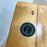 Old-fashioned double school desk