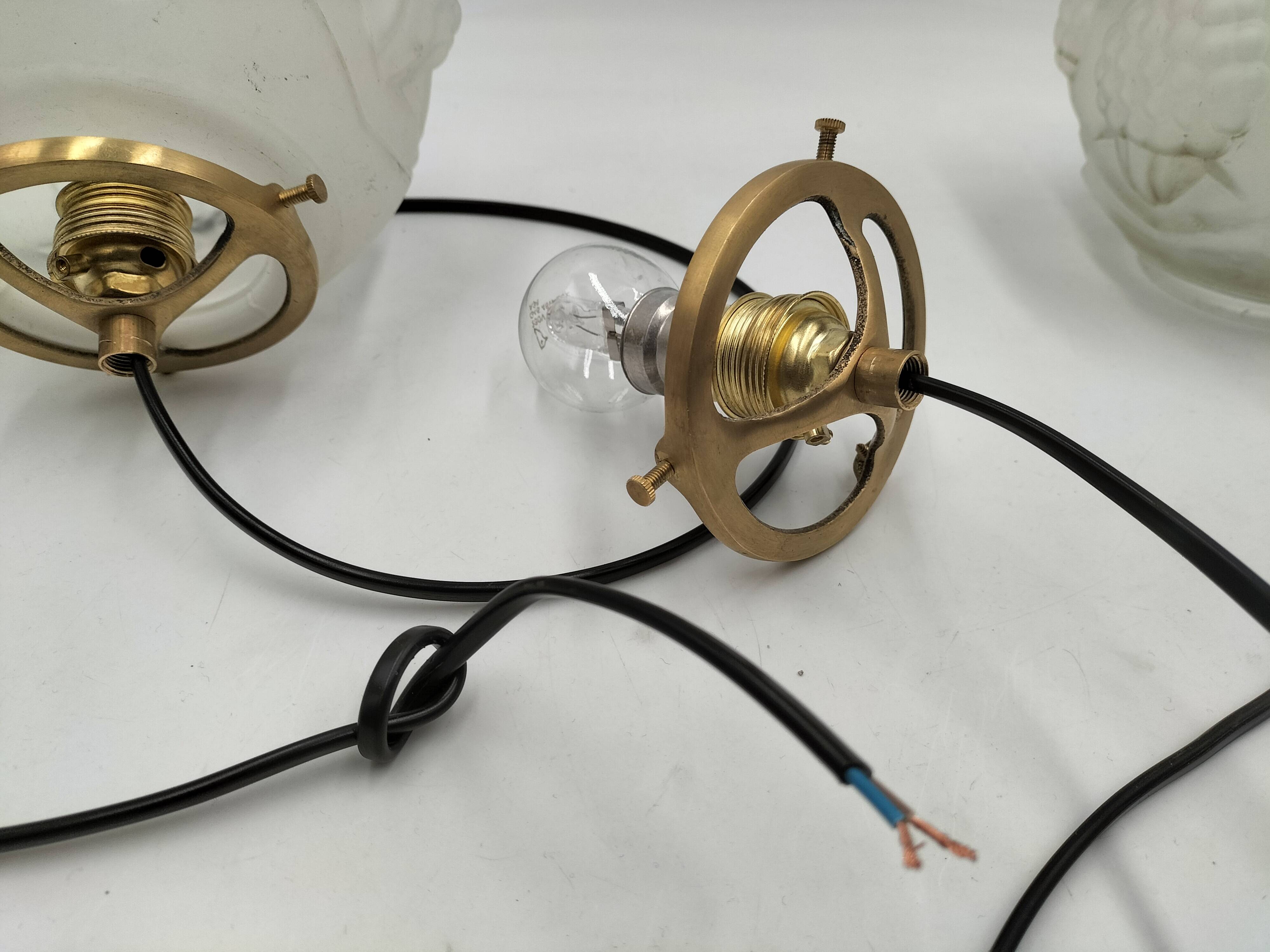Glass ball pendants