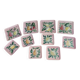 Set of 10 vintage enameled earthenware plates Renouveau Cagnes sur Mer
