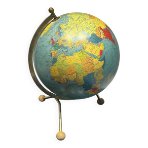 Globe terrestre tripode - 1969
