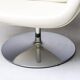 Artifort Tulip F545 Lounge Chair by Pierre Paulin, white leather