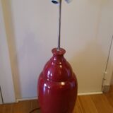 Ceramic lamppost with lampshade, Jacques Molin