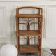 Bamboo and rattan shelf 80