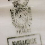 Flat oval sarreguemines