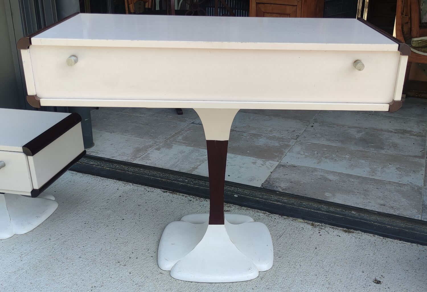 Dressing table, chair, 2 design bedside tables