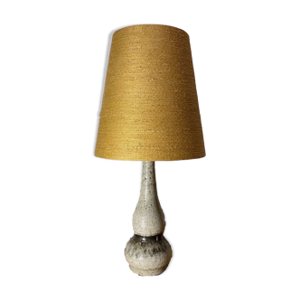 Lampe de table en céramique super rare fabriquée par la boulangerie de céramique du milieu du siècle 'Kingo Stentøj' au Danemark 69cm
