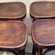 Lot 4 chaises bistrot Baumann et Buchon début XXe