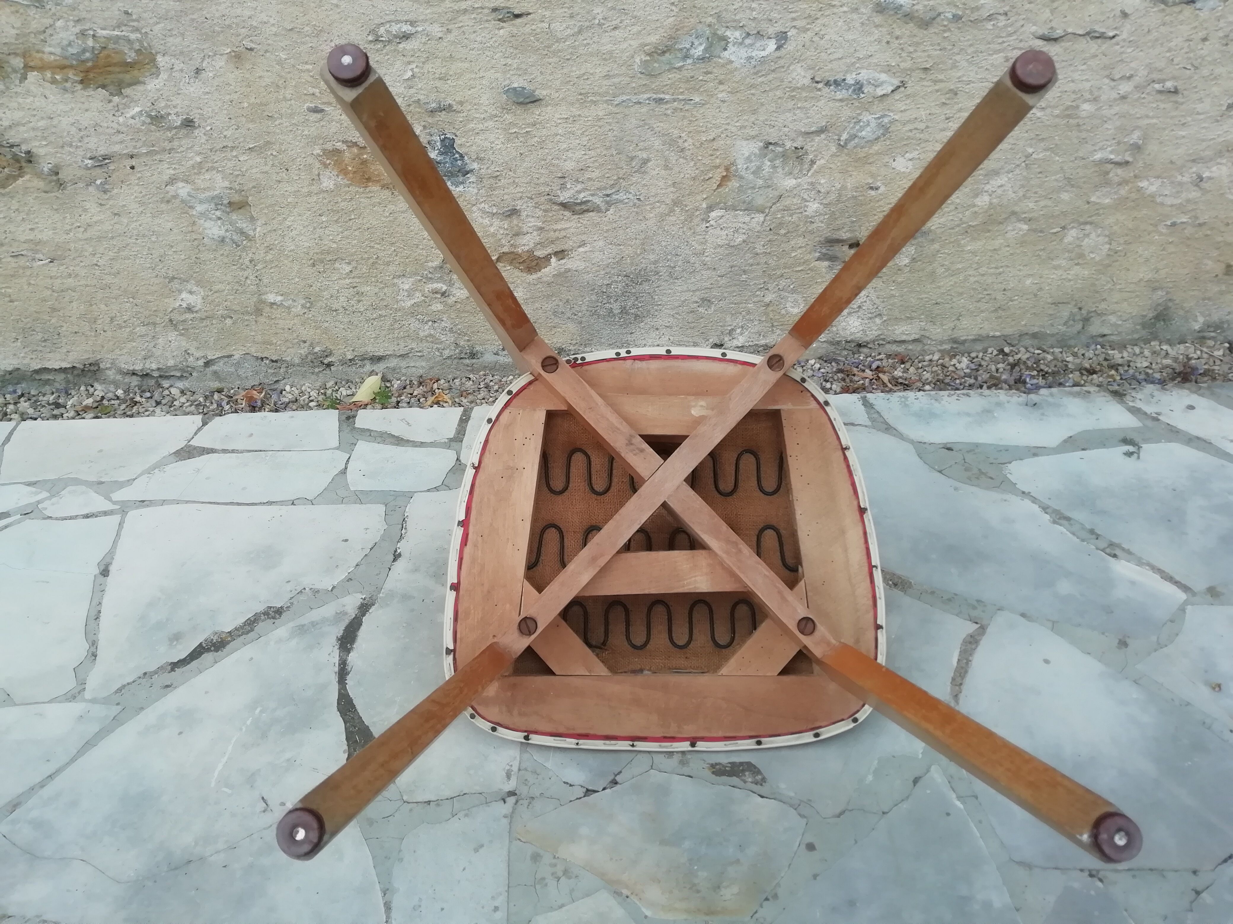 Lot of 6 Scandinavian chairs 50s