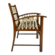Vintage macramé armchair, 1960s, Czechoslovakia, wooden frame