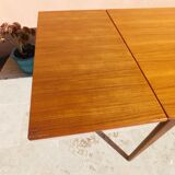 Table teck 2 rallonges vintage