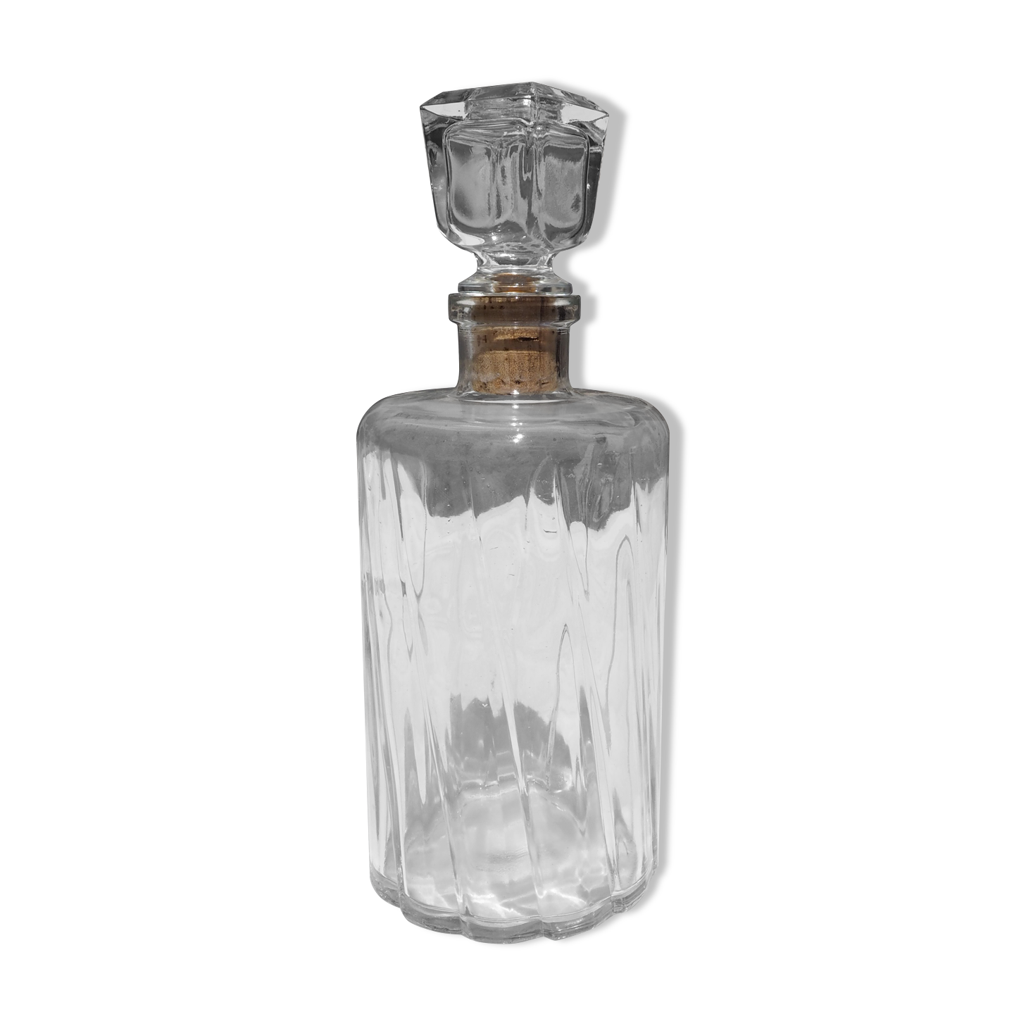 Glass whisky decanter