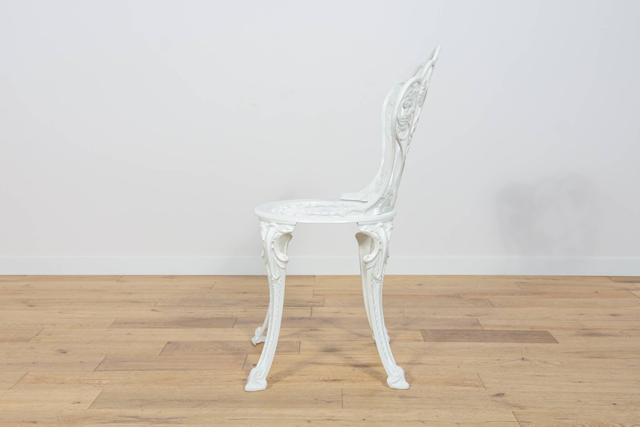 Art Nouveau Aluminum Garden Chairs, 1950s, United Knigdom, Set of 5