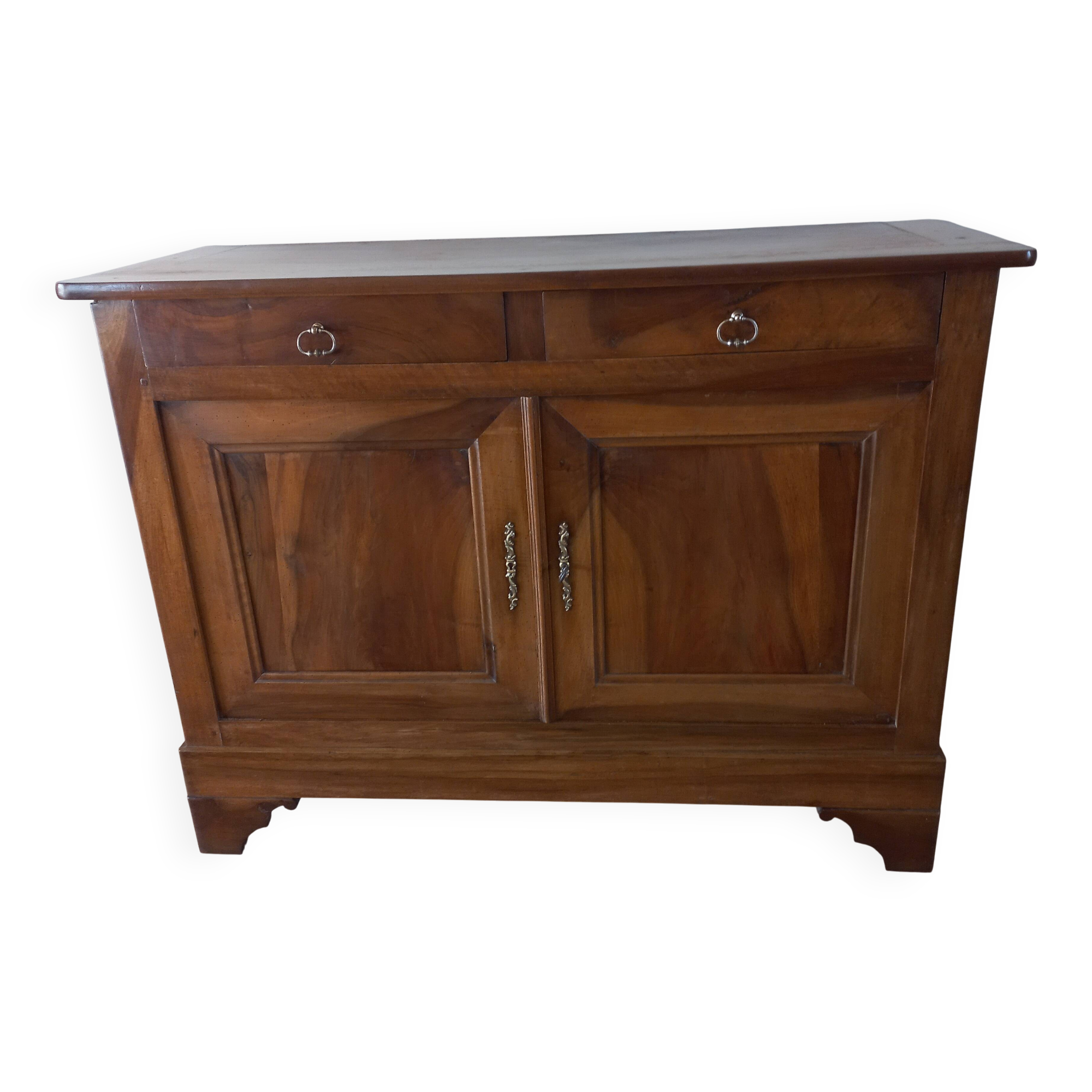 Louis Philippe solid walnut buffet