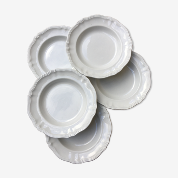White hollow plates