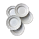 White hollow plates
