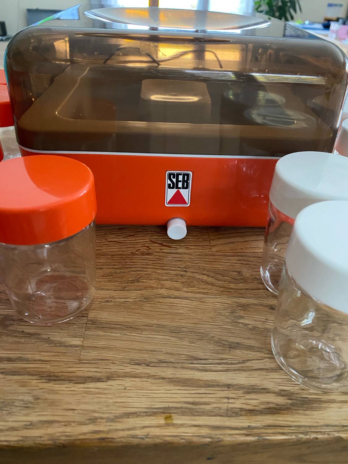 Seb vintage orange yogurt maker