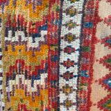 Tapis ancien tribal marocain fait main 124x142 cm