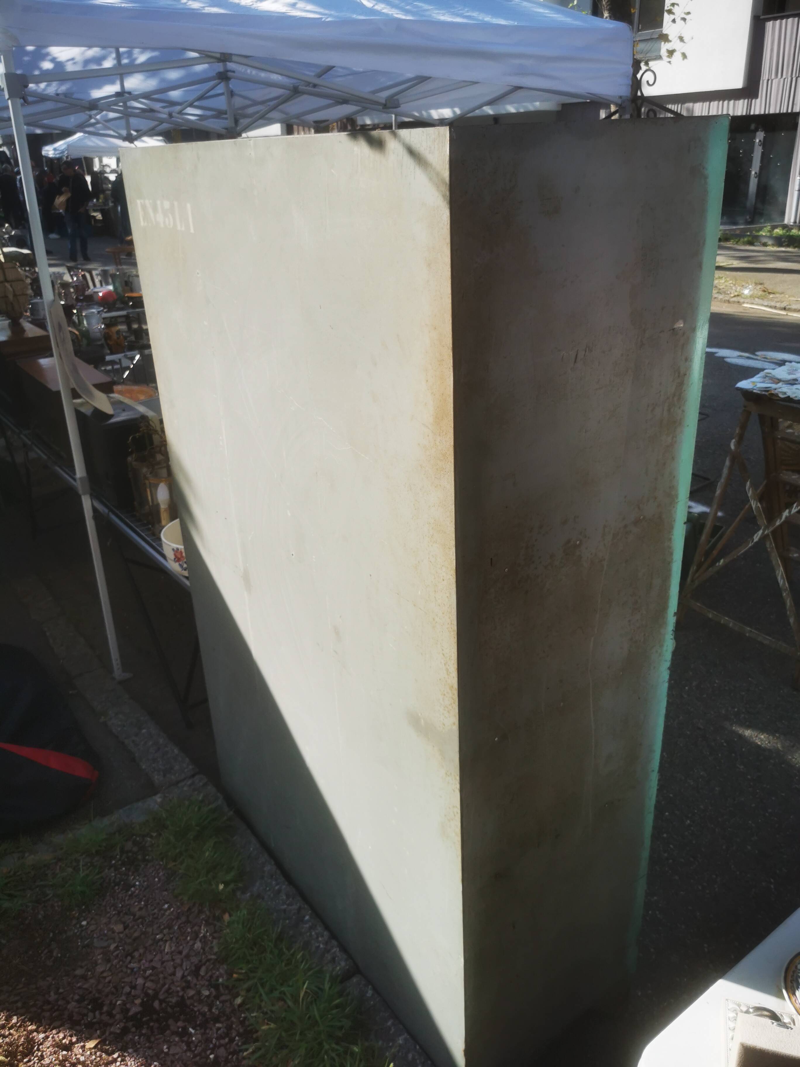 Vintage metal locker cabinet