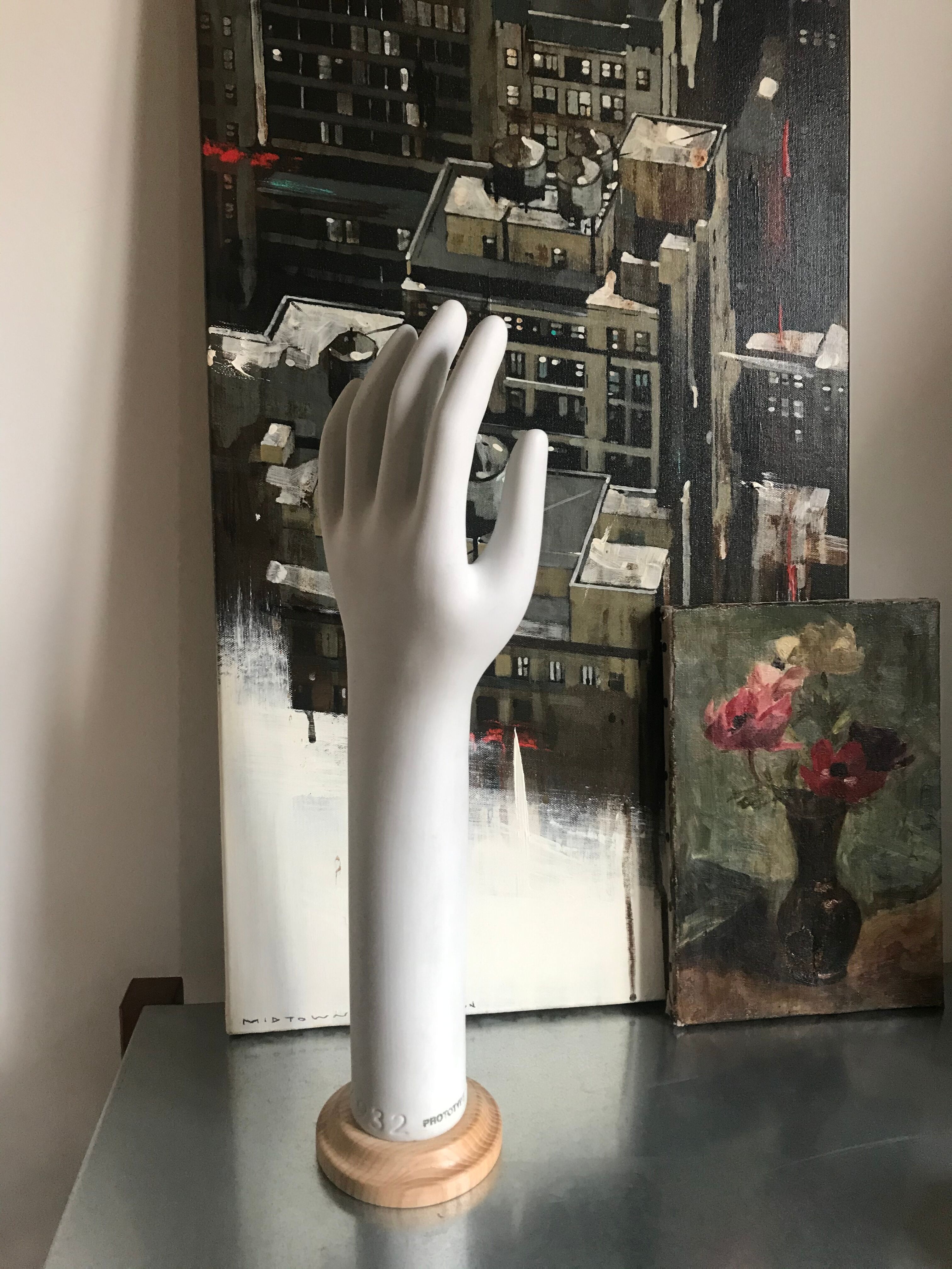 Hand porcelain old glove mold