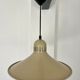 Suspension métal laqué beige clair / blanc