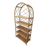 Étagère en Rotin des années 60 France