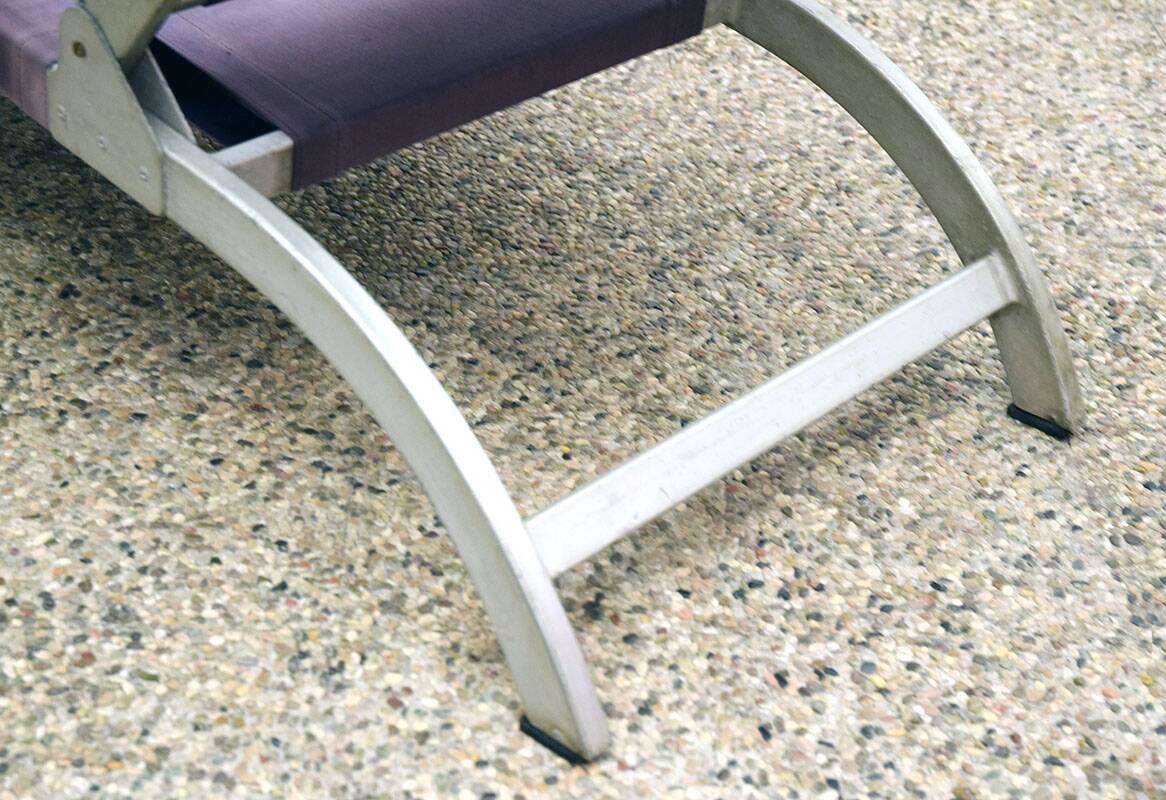 Rare deck chair from Transatlantico Michelangelo 1965