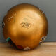 Signed glass ball vase