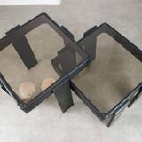 Vintage Nesting Tables by Gianfranco Frattini, Set of 2